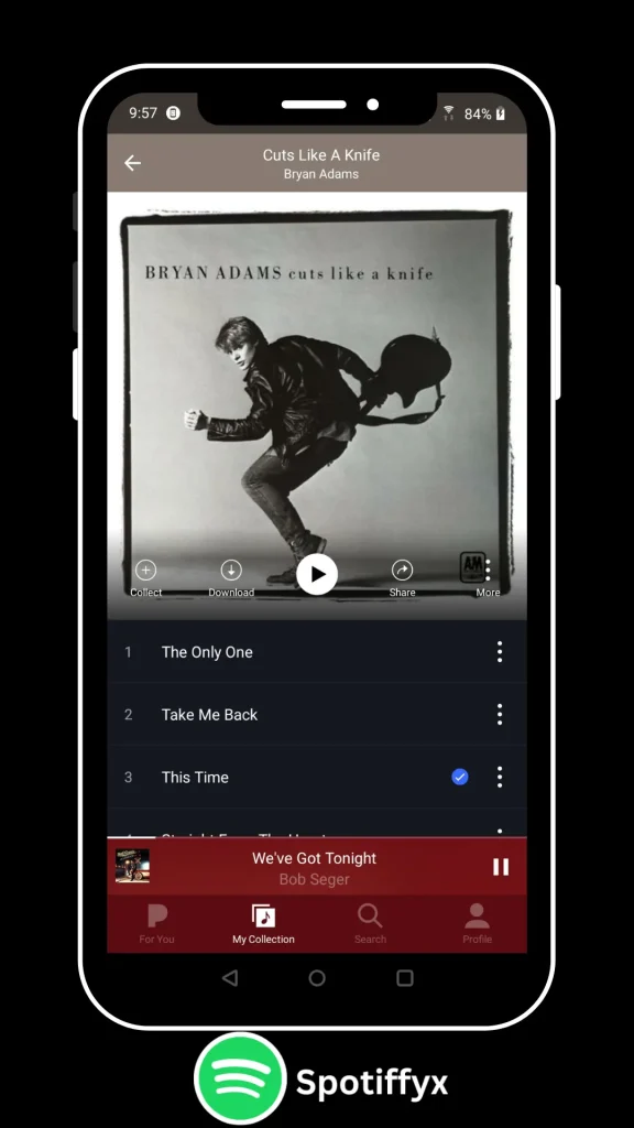 Pandora Music of Screenshot