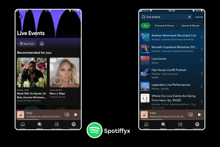 Spotify X Feature Live Show Screenshot