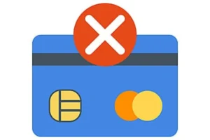 Payment declined icon